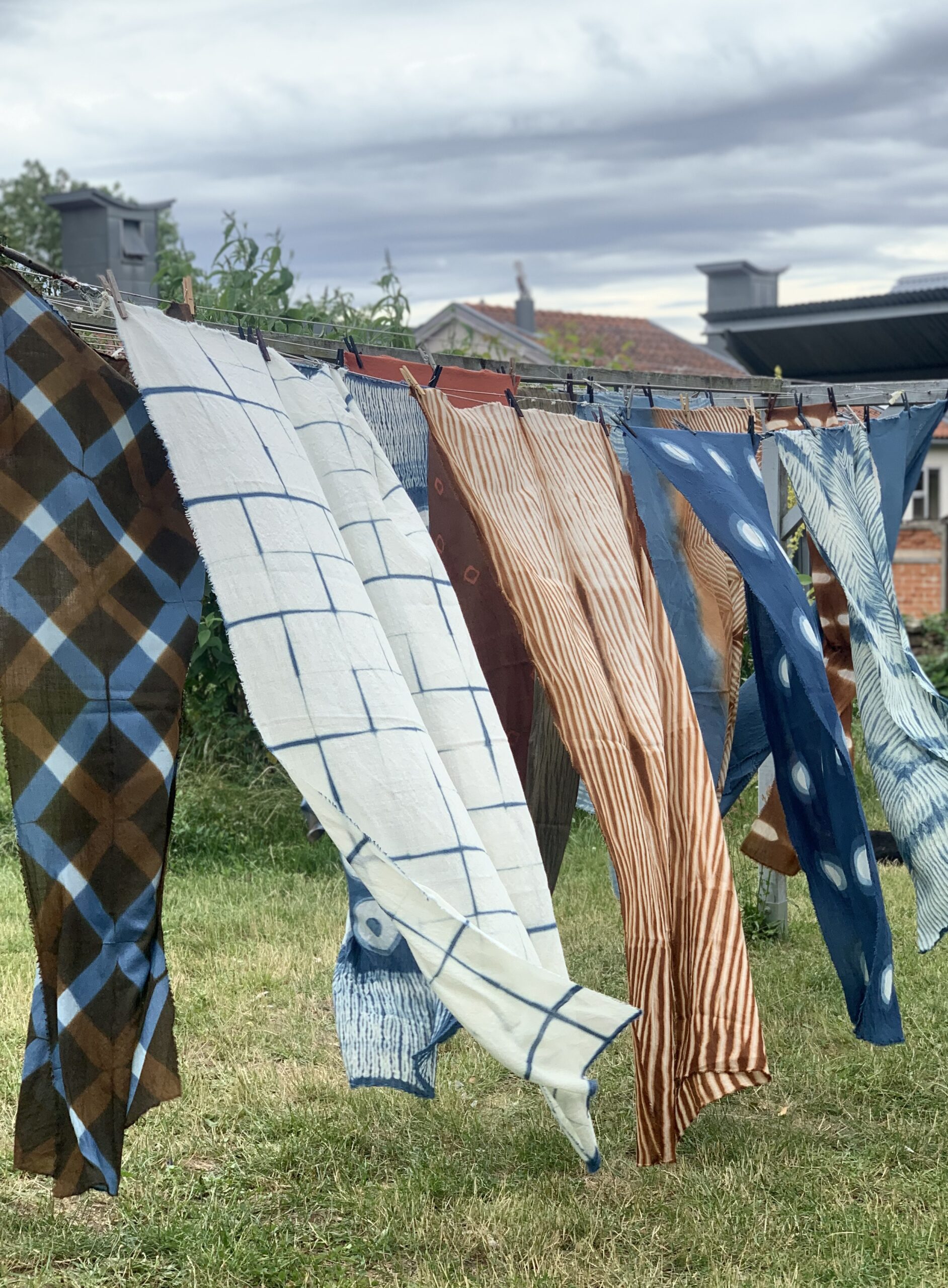 Skapa shiborimönster med naturens färgskala - Bild 3